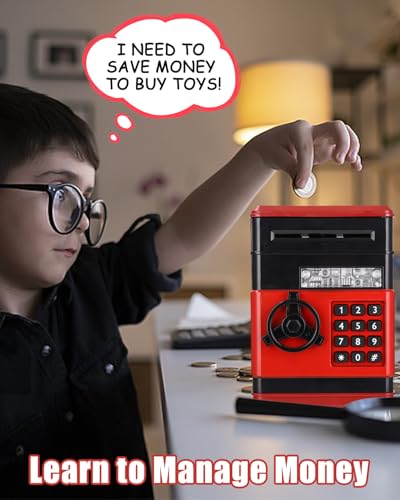 Tirelire electronique pour enfants avec code pour securiser l'argent de poche - 8