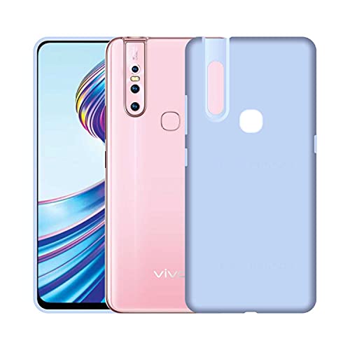 Image of Case Creation Luxurious OG Series for VivoV15 Case Cover,Anti-Dirty Slim Case Frosted Matte Cute Candy TPU Raised Bezel (Splash of Color) Back Cover for Vivo V15 -Purple