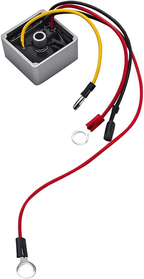 Golf Cart Starter Solenoid 12V for Club Car DS & Precedent Gas Golf Cart 1984-up Replace 1013609 1012275 435-154 1012275 with Voltage Regulator Rectifier