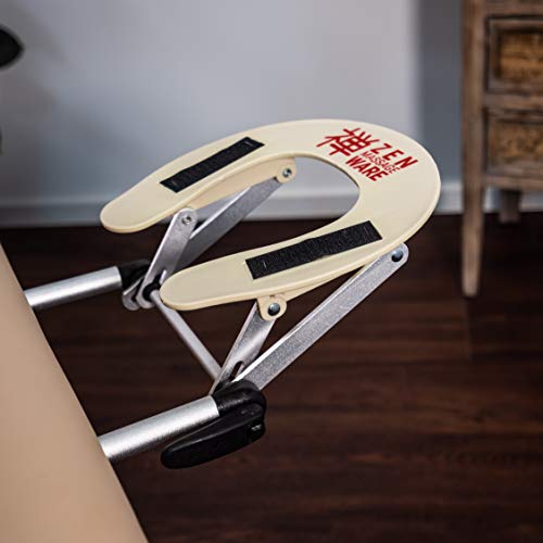 Zen Aluminium hoofdsteun voor alle Zen massageliegen 2 m X 20,5 cm/gesichtspolsterbefestigung/Inklapbaar/Top-kwaliteit - Image 4