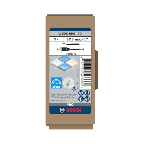 Burin « carrelages » SDSmax 300 x 50 mm 5pc - vue 3