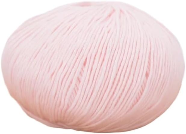 5 Rolls 50g 160m 8-Ply Combed Cotton Yarn for Crocheting Knitting Kit(6)
