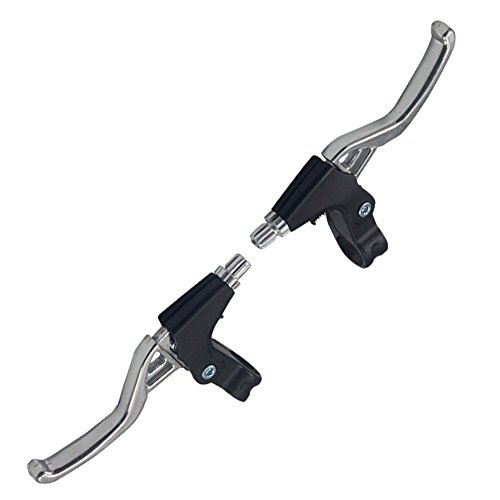 Relaxtime A Pair Universal Aluminum Alloy Bike Bicycle Brake levers Brake Handles Hand Brakes for 2.2cm Diameter Handlebar