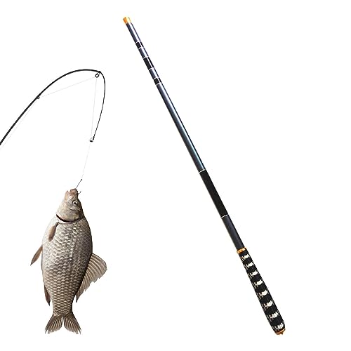 pesca telescó - Varas pesca para homens | Presente kit vara para homens, leve, portátil, fibra carbo