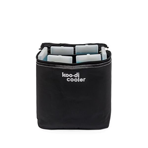Koo-Di Thermo-Kühler, isolierte Babyflaschentasche, inkl. 4 x flugzeugfreundliche Kühlpackungen, Reiseflaschentasche… – Bild 5