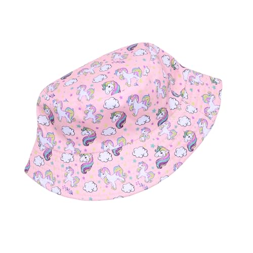 Kids Bucket Hat Cute Unicorn Summer Fisherman Caps Outdoor Protection Sun Hat for Toddler Boys Girls4