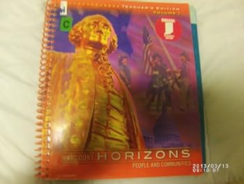 Hardcover Horizons: People and Communities Grade 3 Volume 1 (Teacher's Edition) Book