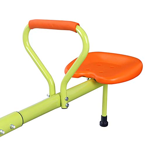 image for ZENY Swivel Teeter Totter Seesaw for Kids, See Saw for Toddlers, 360 D