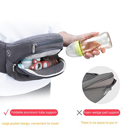image for bebear Hip Seat Baby Carrier Baby Waist Seat ,Adjustable Strap and Poc