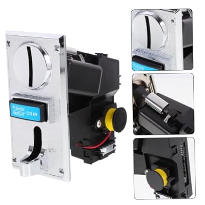 KICHOUSE Multi-Coin Selector for Vending Machines Advanced Electronic Coin Recognition Mechanism for Arcade and Game Accessories Compatible with Various Denominations