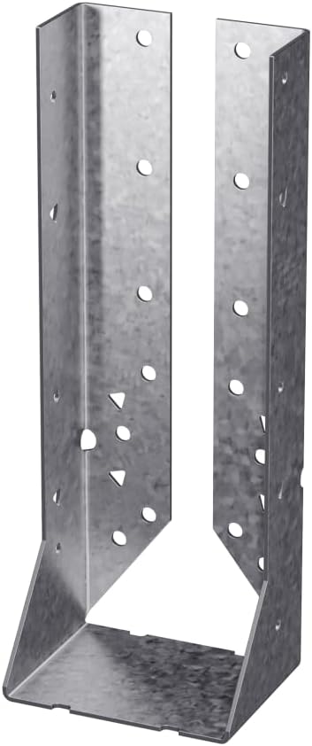 Simpson Strong-Tie HUC210-2 HUC Galvanized Face-Mount Concealed-Flange Joist Hanger for Double 2x10