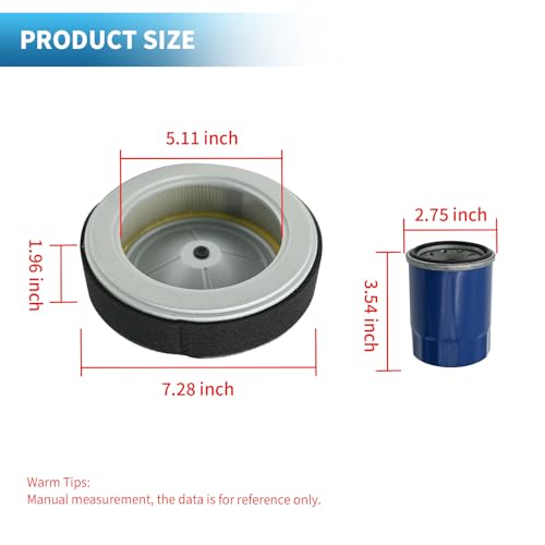 Anxingo Kit de filtro de ar de filtro de óleo de substituição para Honda GX630 GX660 GX690 peças de