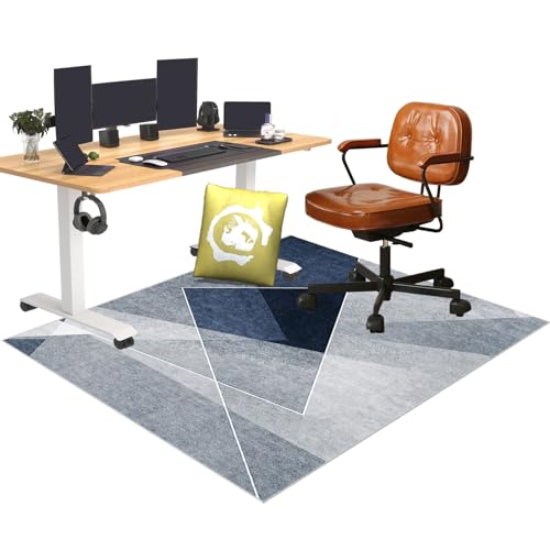 160 x 200 cm Office Chair Mat, Large Anti-Slip Floor Protector Pad, Gaming Chair Mats, Carpet Chair Mats, Desk Chair Mat, Computer Floor Mat, Protectors for Rolling Chairs for Office Home