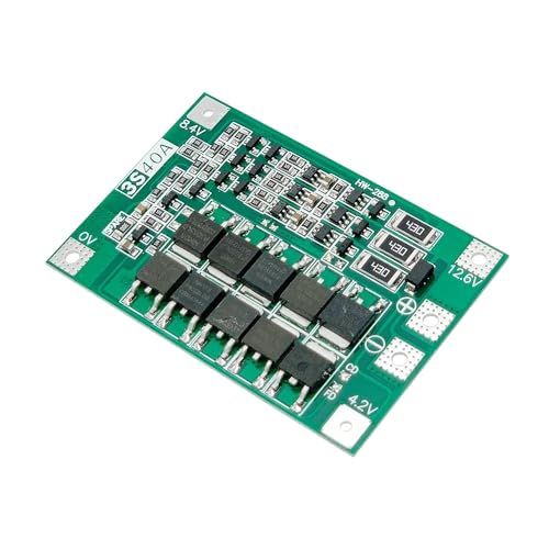 PENGLIN 2 Stück 3S 11.1V 12.6V 40A mit Balance 18650 Li-Ion Lithium Battery Protection Board,PCB BMS Ladegerät Schutzschaltung Balance Lademodul für Drill Motorrad Batterie