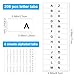 Ymapinc A-Z Alphabet Tabs for Notebooks, 208Pcs ABC Alphabet Stickers, Self-Adhesive Sticky Index Annotation Tabs, Book Reading Tab for Annotating Books, Page/Adhesive Tab for Dictionary/Files