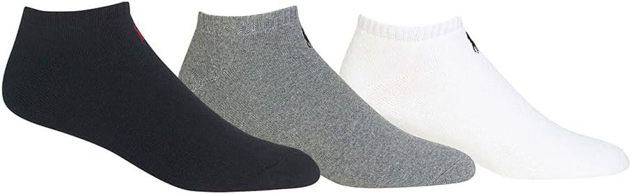 Polo Ralph LaurenBlack, White and gray Casual Socks Sz 6-12 1/2