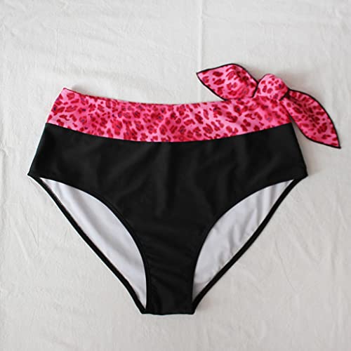 Bikinis plus taille gainant avec maillot de bain en taille haute - 5