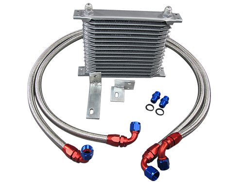 Aluminum Engine Oil Cooler Upgrade Kit For Mitsubishi 3000Gt Dodge Stealth #TOP14