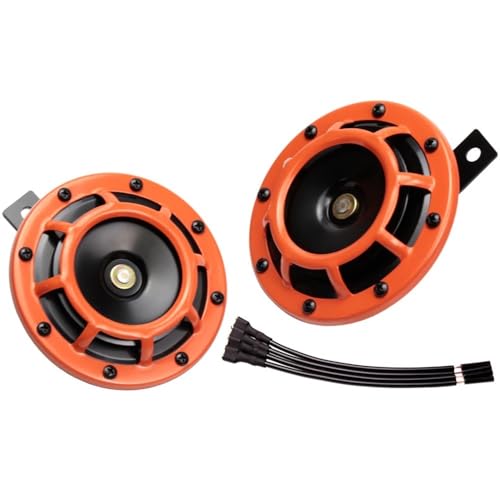 Haut-parleurs multicolores pour voiture et moto avec double tonalité 12V