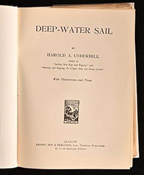 Hardcover DEEP-WATER SAIL : With Illustrations and Plans Book