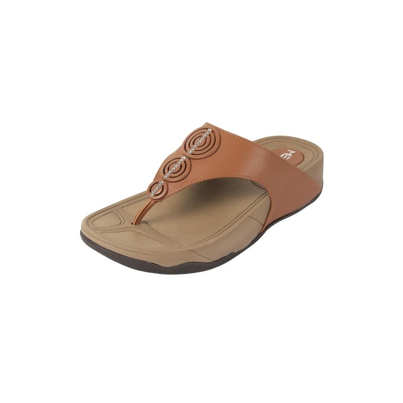 metro Women's Open Casual Embellished Slippers-picture-24