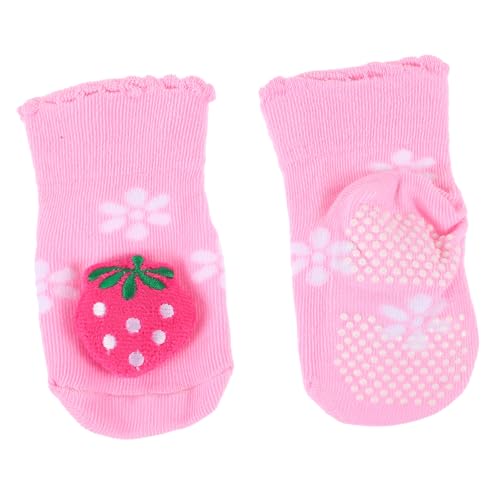 LIFKOME Cotton Non Slip Floor Socks for Boys Warm Autumn Winter Skid Socks with Silicone Grip for Months Soft Breathable for Indoor Outdoor Use