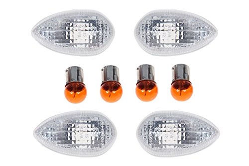 Lentilles de clignotants transparentes WFO clignotant moto FZ6 Fazer TDM 900