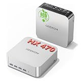 GEEKOM AI Mini PC A9 Max con AMD Ryzen AI 9 HX 470 (Mejora del 370), 32GB DDR5 + 2TB SSD, Mini Ordenador con Dual-LAN 2.5G | Windows 11 Pro con 2×USB4 | HDMI 2.1 |Wi‑Fi 7 y Bluetooth 5.4 para Todo Uso