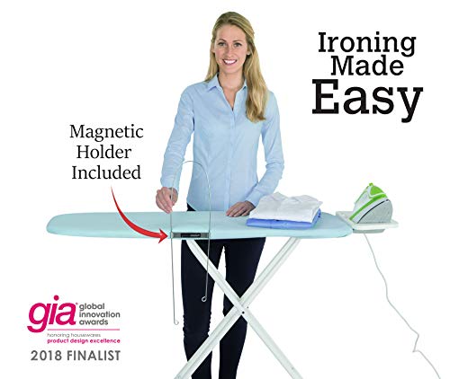 Perfect Sleeve Ironing Assistant for Wrinkle-Free Shirt Sleeves, Includes Magnetic Holder, Stainless Steel