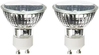 Anyray A1817Y (2)-Bulbs 20 Watt GU10 Base 20Watts BAB Halogen Flood Light Bulb 120-Volts 20W Lamps (2-Bulbs)