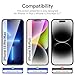 NEW'C 3 Pack Privacy for iPhone 14 Plus,iPhone 13 Pro Max Screen Protector (6.7 inches), Anti-Spy Tempered Glass Film,Case Friendly, Balanced 28-Degree Privacy Angle- Easy installation tool included