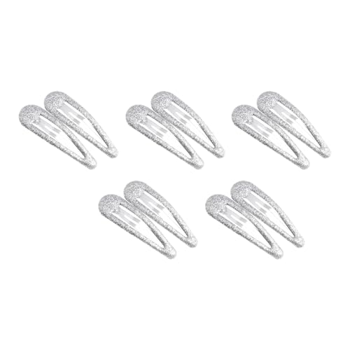 Lightweight Shining Hair Clips for Infants Alloy Glitter Barrettes Safe Baby Hair Accessories Candy Color 10pcs Sparkly Infant H