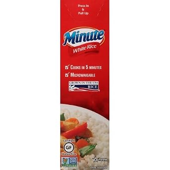 Minute Instant Enriched Long Grain White Rice, 72oz (3 Pack)