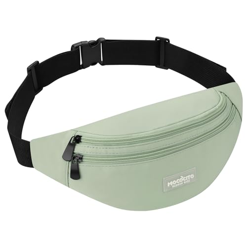 MOCOCITO Bauchtasche Gürteltasche für Damen und Herren, Hüfttasche, Brusttasche Groß Handytasche 120CM/135CM Gurt Verstellbarer für Outdoor Sport Camping Wandern Fahrrad Geschenke für Frauen Männe