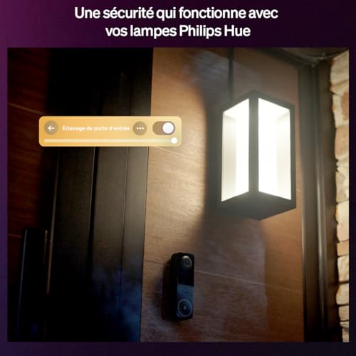 Hue Wired Video Doorbell Camera EUUK - vue 5