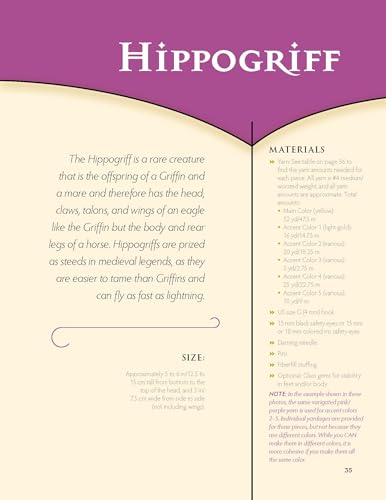 Crochet Creatures of Myth and Legend: 19 Designs Easy Cute Critters to Legendary Beasts