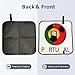 CLNXMT Portugal Soccer Sitting Pad Waterproof Folding Seat Pad Portable Camping Seat Mat for Hiking Picnics Beach & Outdoor 15.8'' X 15.8''