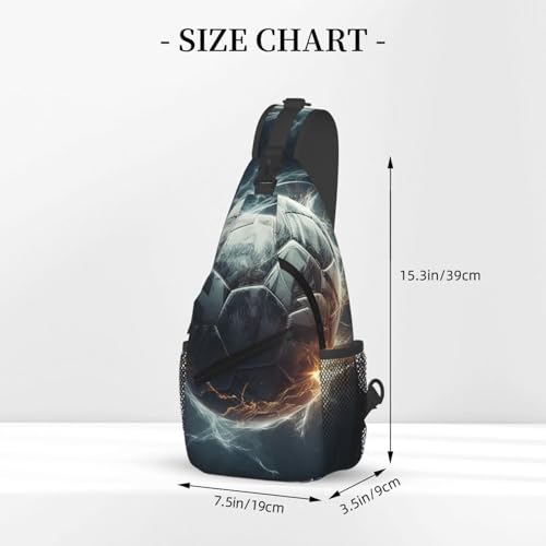 Mochila tipo bandolera para senderismo unisex negra miniatura 3