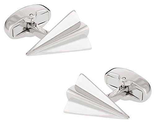 Cuff-Daddy Paper Airplane Cufflinks with Presentation Box #TOP14