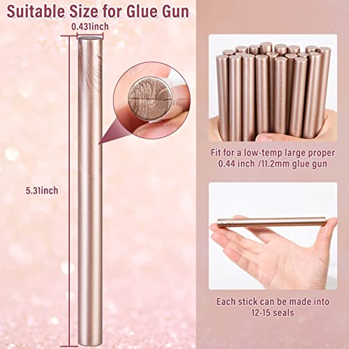 image for Sealing Wax Sticks, Paxcoo 20pcs Wax Seal Sticks, Glue Gun Sealing Wax