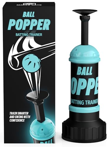 Ball Popper – Reinforced Tee Ball Popper, Durable Design, No Battery – Pop Up Baseball Trainer for Timing & Accuracy Batting Practice (to Be Used with Practice Wiffle Balls, Balls Not Included)