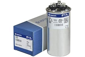GE Genteq Capacitor 45/5 uf MFD 370 volt 27L880