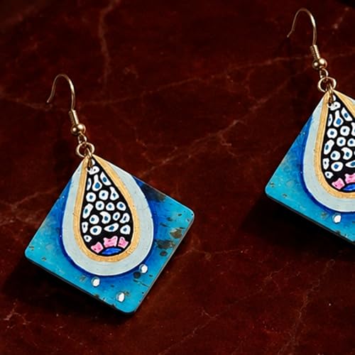 Image of Boho Chic Earrings Collection - Colorful Tassel, Chandeliers, Hoops & Huggies for Women