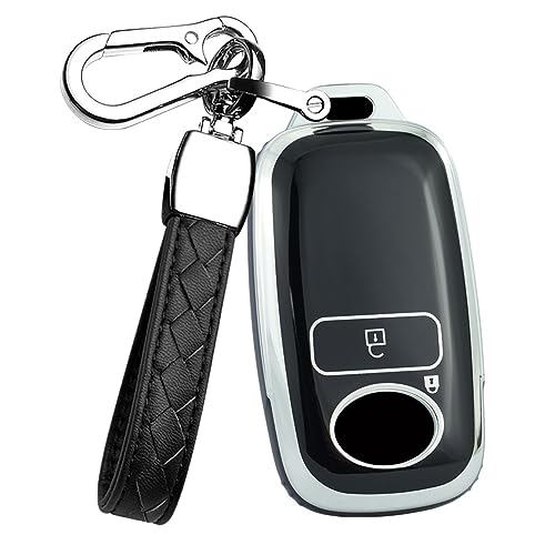 Coque de clé avec porte-clés pour Daihatsu Tanto LA600S
