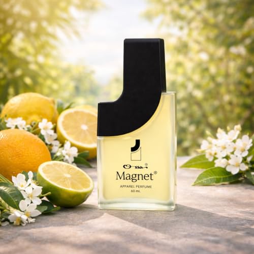 Image of Ossa Magnet Apparel Perfume for Men and Women, 2 x 60ML With Lemon, Mandarin, Cardamom, Woody, Patchouli Notes| Long Lasting Premium Fragrance for Every Occasion, (Pack of 2)