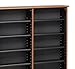 Prepac 3 Column Tall Cabinet Media Storage, Triple Width Wall, Cherry/Black