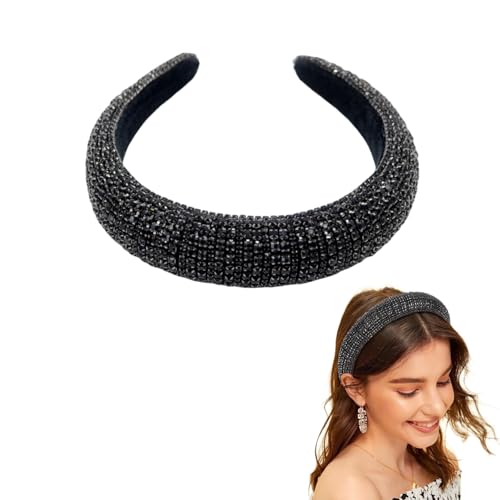 mulanfeng ���C���X�g�[�� �N���X�^�� �w�b�h�o���h �����p ���C�h�w�A �t�[�v �p�b�h���� �r�[�Y �w�A�o���h �n���h���C�h �w�A�A�N�Z�T���[ (�u���b�N�A�t���[�T�C�Y)