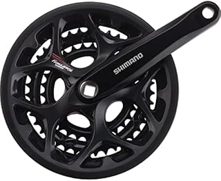 SHIMANO Tourney A073 7/8-Speed 170mm 30/39/50t Square Crankset Black