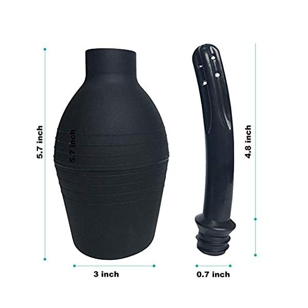 Klistier-Set | Premium Einlauf-Set für Darmeinlauf | Klistierspritze zur Reinigung des Darms | Komplettes Irrigator-Set… – Bild 4