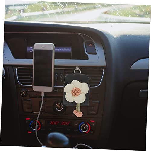 Vaguelly 3 Pecas Caixa De Armazenamento De Carro Bolso Do Suporte De Ventilação Do Carro Decoração D
